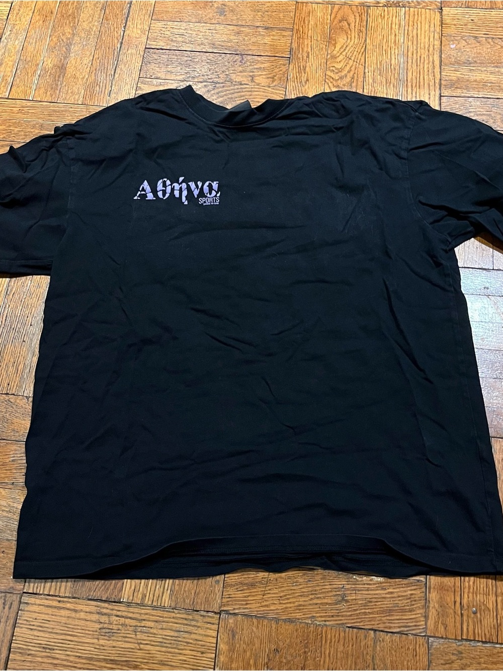 (🧵3 for $30🧵) H&M Black Short Sleeve Tee with Angel Graphic